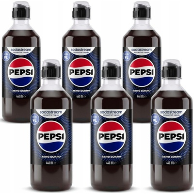 Sodastream pepsi max bez cukru 6 x 440 ml