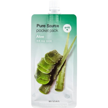 Missha Pure Source Pocket Pack (Aloe) Маска за лице дамски 10ml