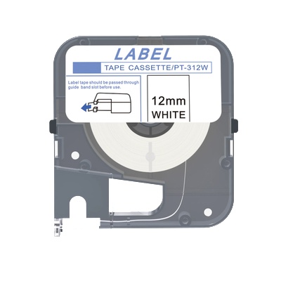 PRO-MAX Max LM-312W, 12mm x 8m, бял съвместима лента (PT-312W)