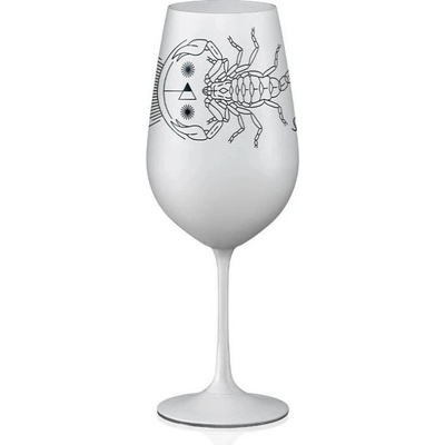 Crystalex sklenice Zvěrokruhy Štír bílá 550 ml