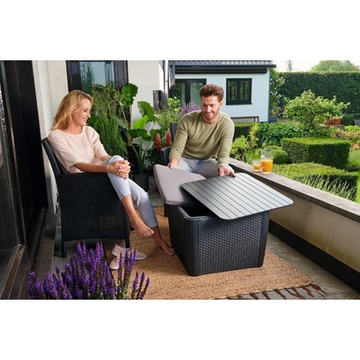 Keter Luzon Plus grafitový s úložným priestorom