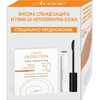 Avène Комплект - Тонирана пудра, мед, 10 g + Спирала за мигли, 7 ml