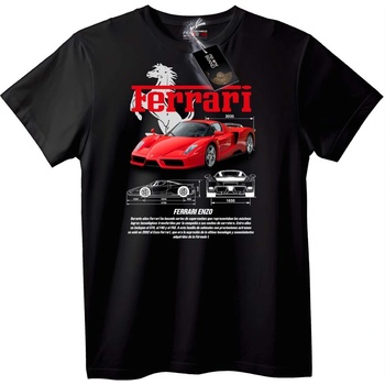 NOONEBRAND Тениска Ferrari Enzo - S, White