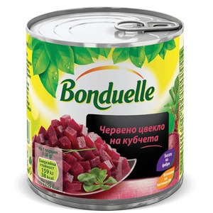 Bonduelle Червено цвекло на кубчета 425 мл