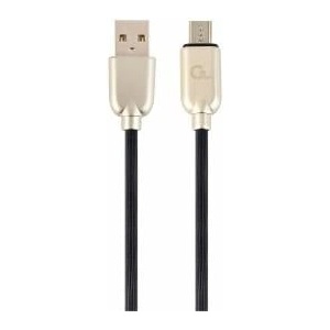 Gembird CC-USB2R-AMMBM-2m Gembird micro USB 2.0 cable AM-MBM5P (metal plugs, rubberized cable) 2m, black