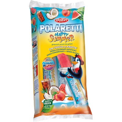 Polaretti vodové zmrzliny Happy Summer 400ml (10x40ml)