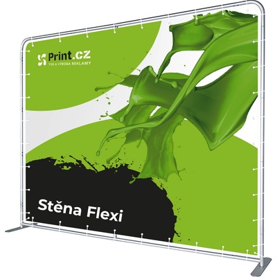 Print.cz Bannerová prezentační stěna Flexi, rovná, 600x228cm