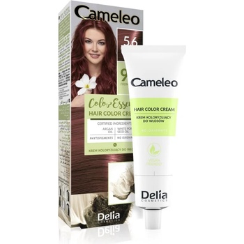 Delia Cosmetics Cameleo Color Essence боя за коса в туба цвят 5.6 Mahogany Brown 75 гр