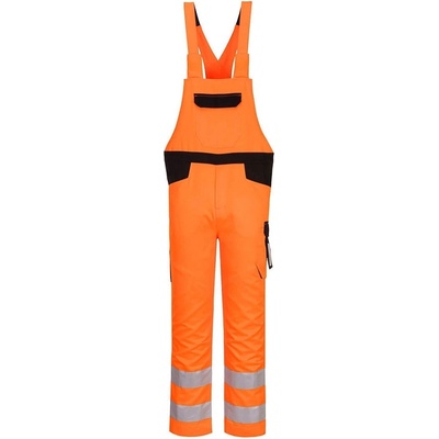 Portwest PW244 Reflexné nohavice na traky PW2 reflexná oranžová čierna