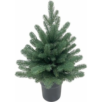 Stromček MagicHome Vianoce Firian, 3D, jedľa v kvetináči, 60 cm