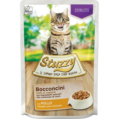 Stuzzy Cat Sterilized Chunks Kuracie kúsky gravy 85 g