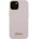 GUESS Кейс Guess Silicone Script Metal Logo & Frame за iPhone 15 Pro, розов (GUE003348-0)