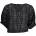 DESIGUAL Дамска тениска с къс ръкав desigual, Цвят Черен (23swbw01_nero_2000)