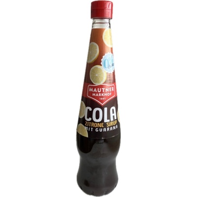 Mautner Markhof Sirup 0% cukor Cola - citrón 0,7 l