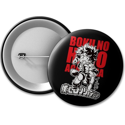 Boku no Hero Academia BNHA placka BNHA Deku 50 mm