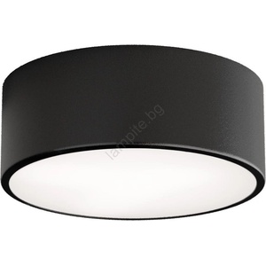 Temar Таванен осветител за баня със сензор CLEO - 1xE27/24W/230V, Ø20 см, IP54, черен (TM0192)