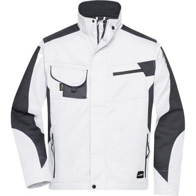James & Nicholson | JN 821 Pracovná bunda Strong_02.0821 white carbon