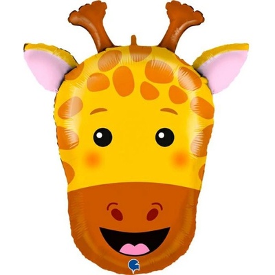 Fóliový balónek hlava žirafy 74 cm