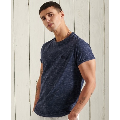 Superdry pánské triko Organic cotton Vintage Embroidery Tmavěmodrá