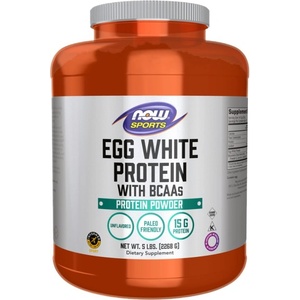 NOW Eggwhite Protein [2268 грама] Неовкусен