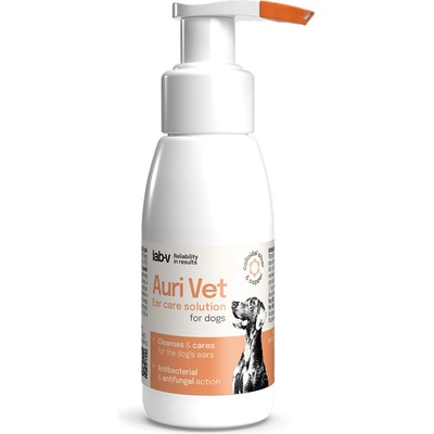 Lab-v Auri Vet - продукт за грижа за ушите на кучета, 75 мл