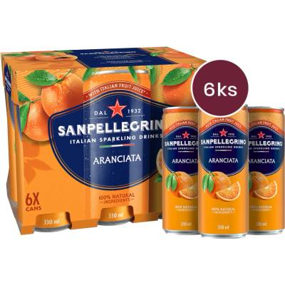 San Pellegrino Aranciata 6 x 330 ml