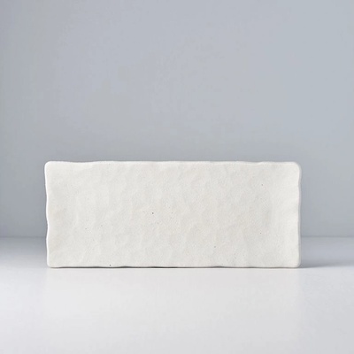 MIJ Stredný hranatý tanier na sushi Stone Slab 29 x 12 cm