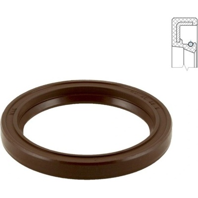 DICHTOMATIK Gufero 14x27x7 VIA FPM DIN3760
