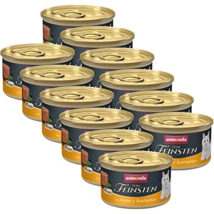 Animonda Vom Feinsten Cat Adult - пиле и заек 12 x 85 г