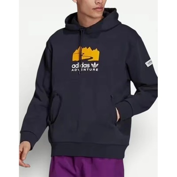 Adidas Adventure Logo Hoodie Navy