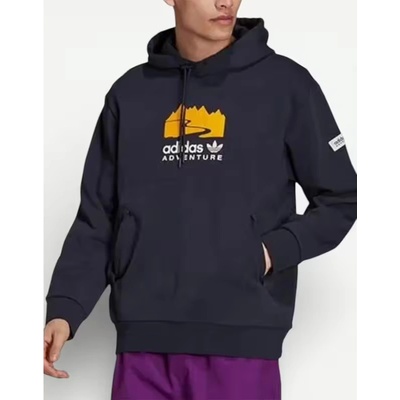 Adidas Adventure Logo Hoodie Navy