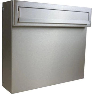 DOLS A-050 ČD-50A - nerezová poštová schránka pre sendvičovú montáž na výplň plotu, bránky a dverí