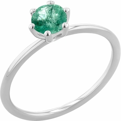 Eppi Zásnubní prsten se smaragdem Birdie R48600