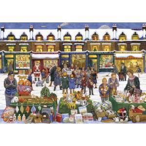 Grafika Art Puzzle - Puzzle Alphabet Christmas Market - 1 000 piese