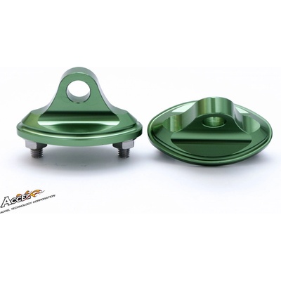 ACCEL adaptér zrcátek KAWASAKI ZX barva zelená (MI-A2GR)