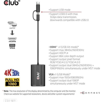 Club3D CSV-1611