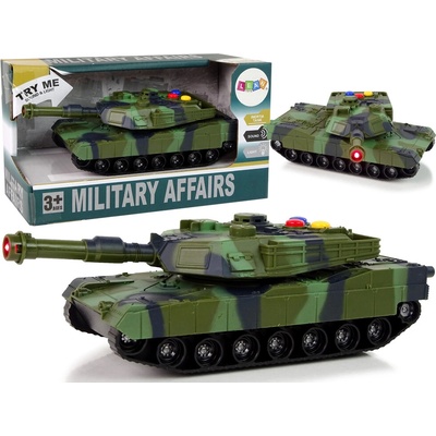 Mamido Vojenský tank 1/32 Moro Zvuk svetla