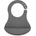 BabyJem Силиконов лигавник с джоб BabyJem - Сив (718)