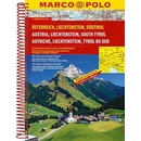 Mapy a průvodci Rakousko Liechtenstein,Sudtirol atlas sešit