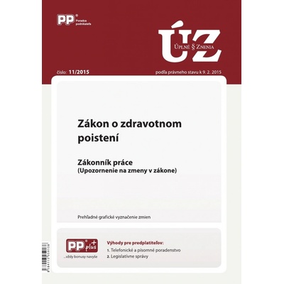 UZZ 11 2015 Zákon o zdravotnom poistení