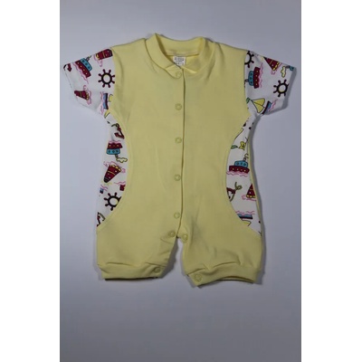 СИСИ-ДИ ООД Гащеризон с къс ръкав, 56, 62 /жълт/