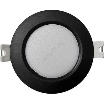 Baterie Centrum Led Лампа за окачен таван circle led/3w/230v 4000k Ø 9 см черен (bc0666)