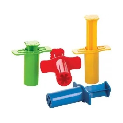 BIGJIGS - Комплект спринцовки за моделин с различни форми (GW18510)