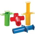 BIGJIGS - Комплект спринцовки за моделин с различни форми (GW18510)
