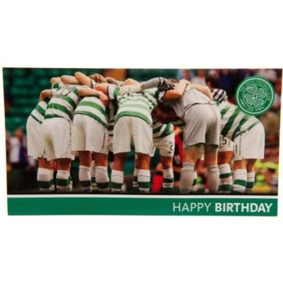 FC Celtic narozeninové přání Birthday Card Huddle