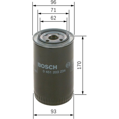 Olejový filter BOSCH 0 451 203 234