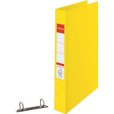 Класьор 2 ринга Esselte А4, 3 cm Жълт (1301095-02-14450)
