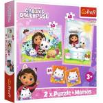 Trefl Trefl: Пъзел и мемори игра „Къщичката на Габи (93382)