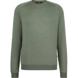 Stoic Мъжки вълнен пуловер Stoic MerinoTerry250 BaraSt. Pullover Merino jumper - Agave Green Melange - размер 4XL (005-6999-0117)