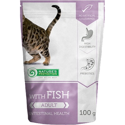 Nature's Protection Fish Intestinal Health пауч за котки с риба 100gr